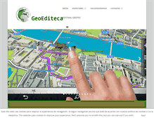 Tablet Screenshot of geoediteca.com